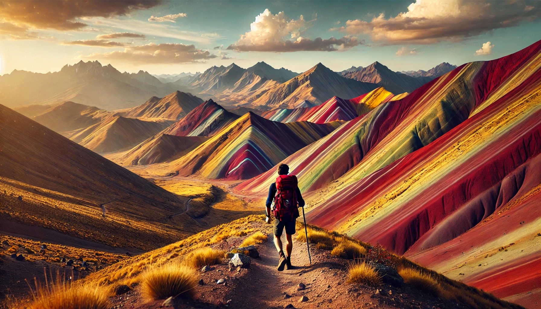 Hiking the Rainbow Mountains